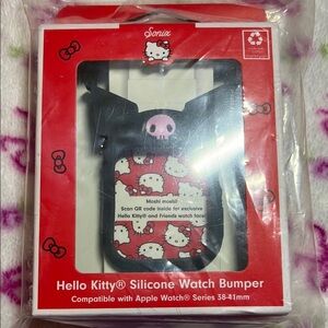Sonix Hello Kitty Silicone Watch Bumper - Red and Black